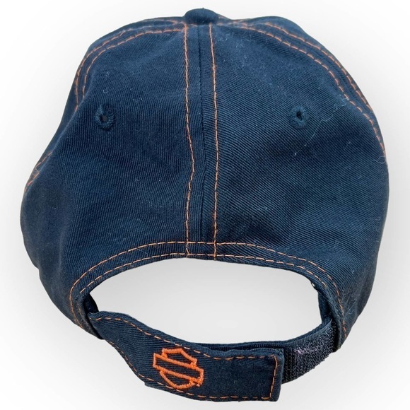 Harley Davidson Black Adjustable Road Tour 2013 Hat Cap Mens Biker Heritage - Picture 7 of 10